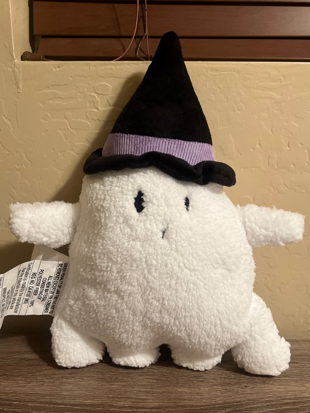 Target Hyde and Eek Halloween Ghost Witch Hat Throw Pillow Sherpa NWT